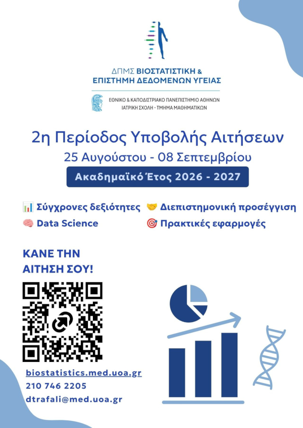 ΔΠΜΣ «ΒΙΟΣΤΑΤΙΣΤΙΚΗ ΚΑΙ ΕΠΙΣΤΗΜΗ ΔΕΔΟΜΕΝΩΝ ΥΓΕΙΑΣ» - Poster Υποβολής Αιτήσεων (sm).jpeg